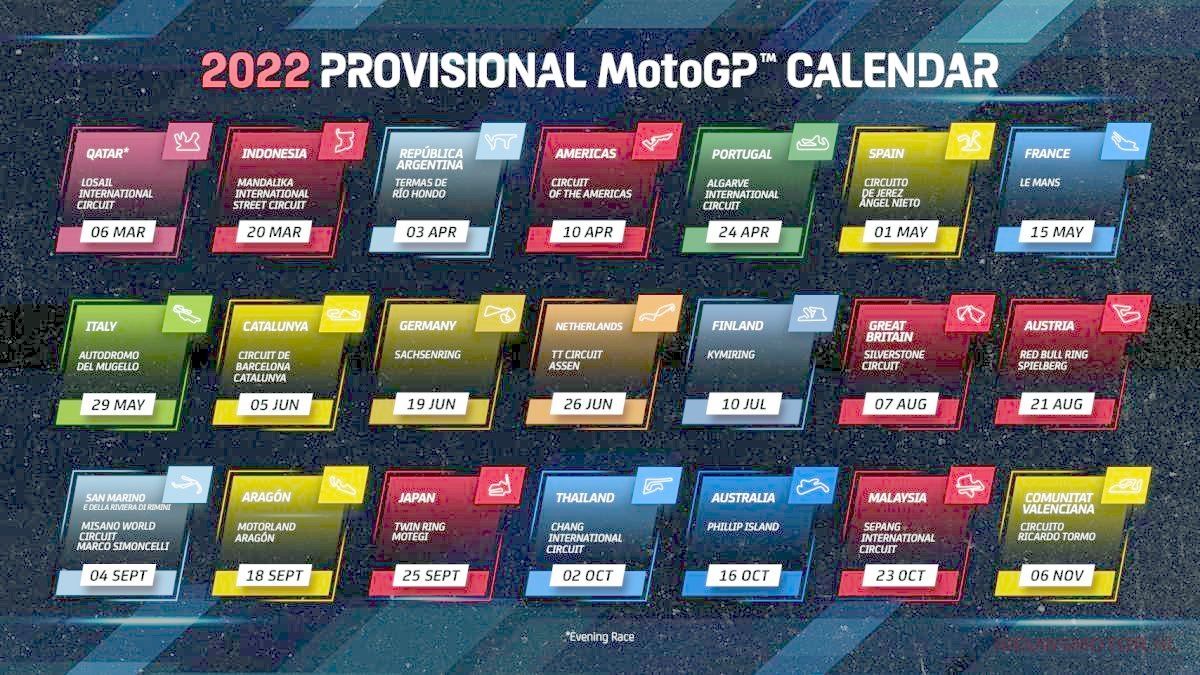 MotoGP kalender 2022